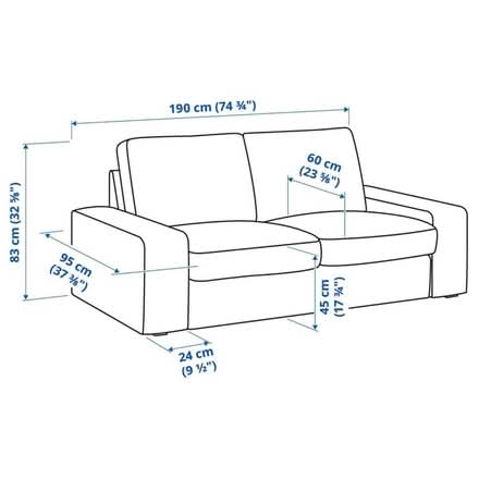 Photo of free Ikea, Kivik, Sofa, and footstool (Wollaton NG8) #3