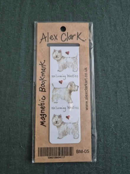 Photo of free Alex Clark Westie Bookmark (Woking GU21) #1