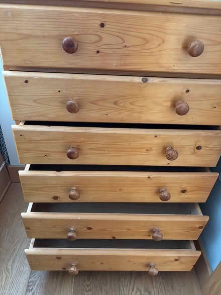 Photo of free solid Pine 6 drawer unit (Templeogue) #1