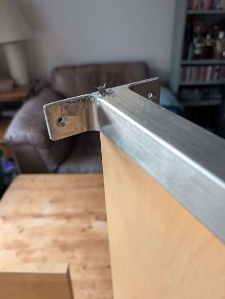 Photo of free IKEA Jarpen Shelves with Chrome Brackets x 2 (Mold CH7) #4