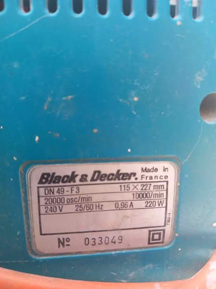 Photo of free Black and Decker sander (Hampshire PO8) #1