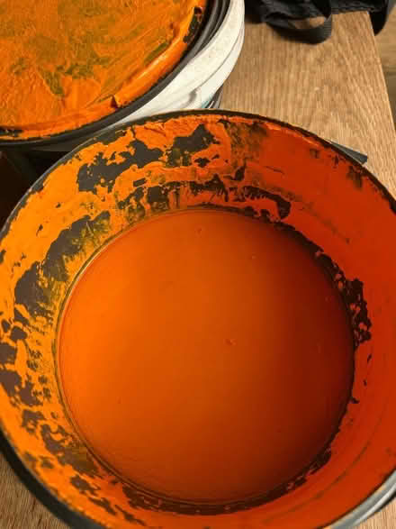 Photo of free Half a pot of orange paint (Little Herberts GL53) #2
