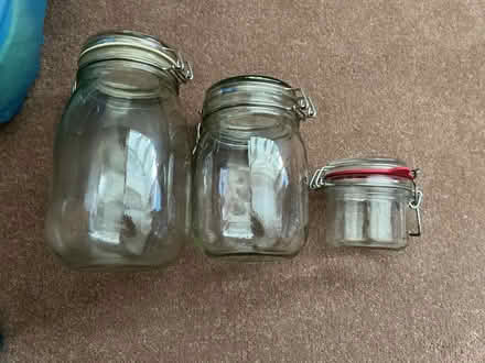 Photo of free Storage Glass Jars (Willaston CW5) #1