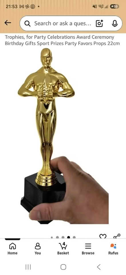 Photo of Oscar/ Globe Award (Wd64tb WD6) #1