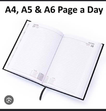Photo of 2026 Day Per Page Diary (Harrogate HG1) #1