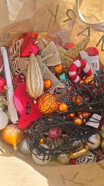 Photo of free Assorted Xmas Decs and tree (oldham OL9) #4