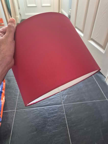 Photo of free Red lampshade (Lincoln LN1) #1