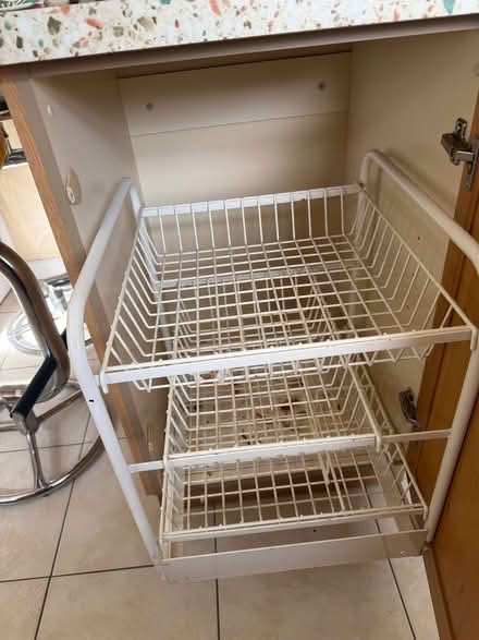 Photo of free 3 tier sliding basket unit for 500mm cupboard (B93) (Knowle B93) #1