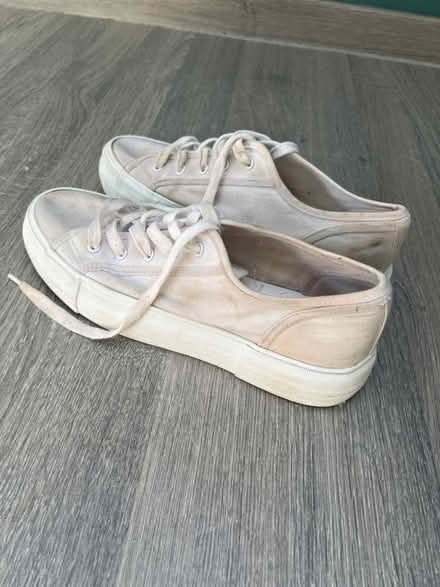 Photo of free White Canvas Shoes. Size 40. (Southsea PO4) #1
