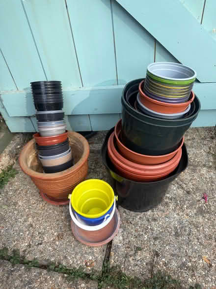 Photo of free Gardening pots (Locks Heath SO31) #1