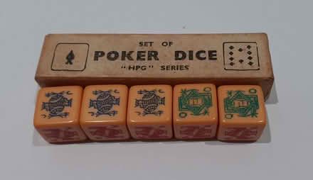 Photo of free Vintage poker dice set (Leigh-on-Sea SS9) #2
