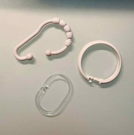 Photo of free Shower Curtain Hooks - 3 sets (Abingdon) #1