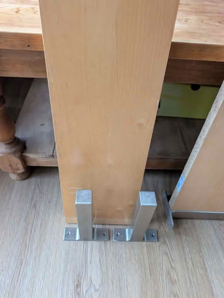Photo of free IKEA Jarpen Shelves with Chrome Brackets x 2 (Mold CH7) #2