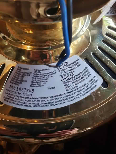Photo of free Hampton Bay Light Fan Indoor 5 (Middletown) #3