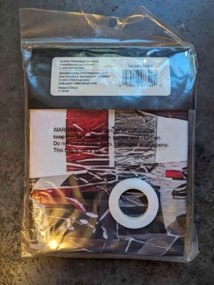 Photo of free Halloween window curtain (Bitter Lake) #2