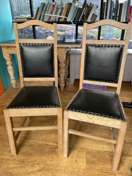 Photo of free two dining chairs (Gawthwaite LA12) #1
