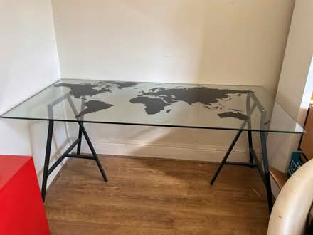 Photo of free An IKEA glass desk (Broomhall S10) #1