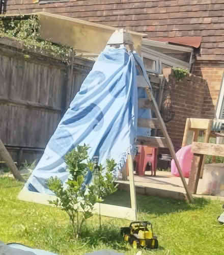 Photo of free Wooden teepee. (Bellfields GU1) #3
