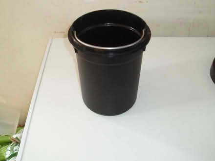 Photo of free Cream/Black Bathroom/Bedroom Peddle Bin (Yateley GU46) #2