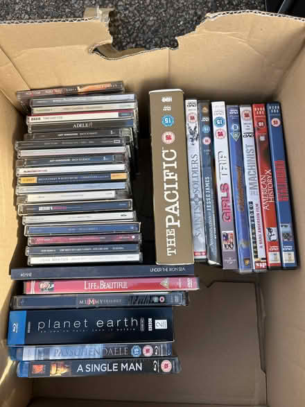 Photo of free Assorted DVDs and CDs (Wimbledon SW19) #1