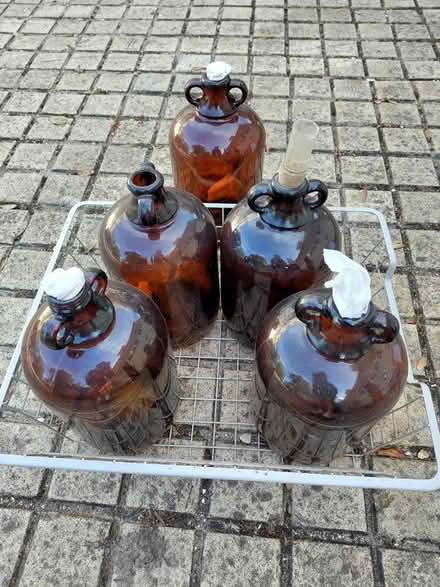 Photo of free Five demijohns (Lymington SO41) #1