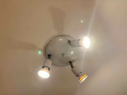 Photo of free 3 bulb light fitting (Witham CM8) #1