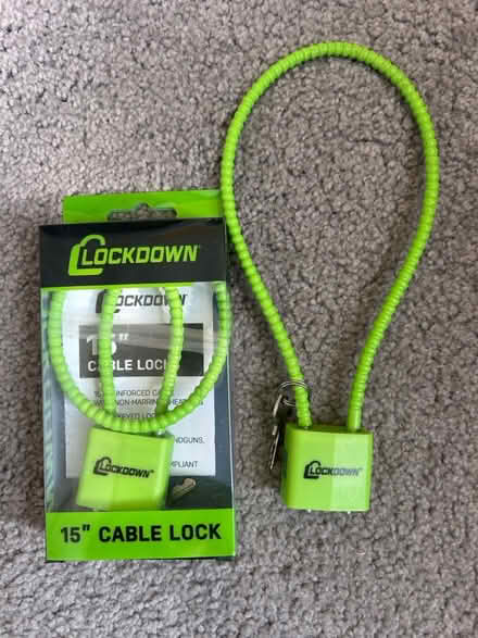 Photo of free Two 15” Cable Locks (Fall Creek, Ithaca) #1