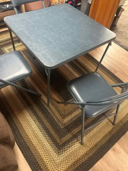 Photo of free Folding table set (14043 Depew off of Rowley Road) #2