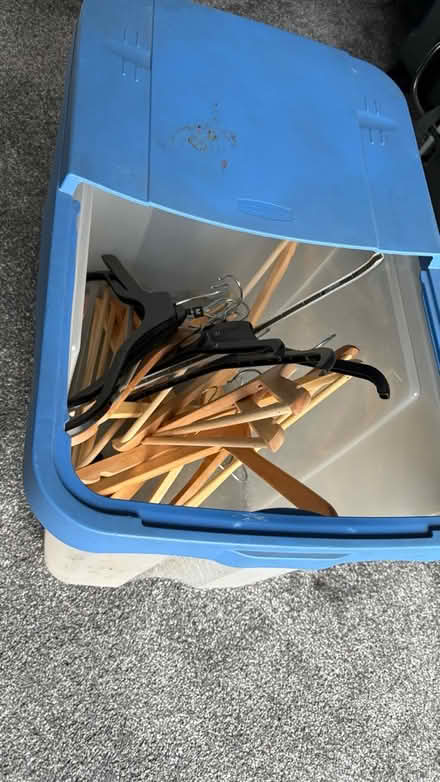 Photo of free Storage box + coat hangers (Blakelaw, NE5) #2