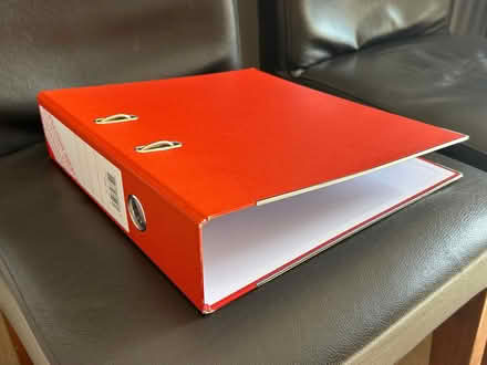 Photo of free Lever arch binder / folder (Purley CR2) #1