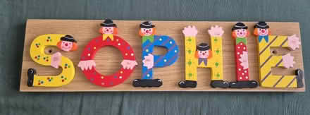 Photo of free 'SOPHIE' Name Plate (Woking GU21) #1