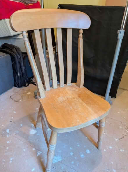 Photo of free Wooden kitchen / dining chair (Weetwood LS16) #1