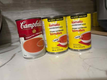 Photo of free Soup cans (Churchill Meadows) #1