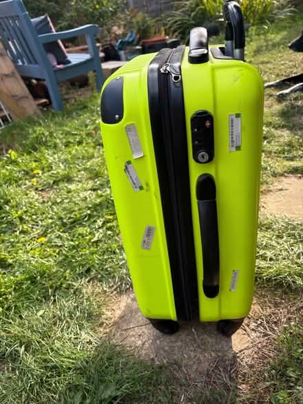 Photo of free Small yellow suitcase (Patcham - BN1) #2