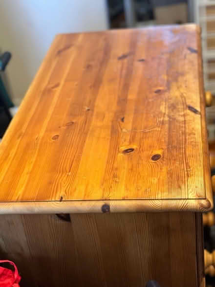 Photo of free Pine wood chest of drawers (SW16) #3