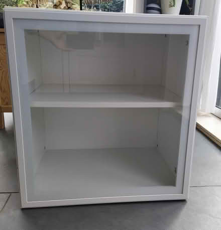 Photo of free White cupboard storage unit (Morden SM4) #1