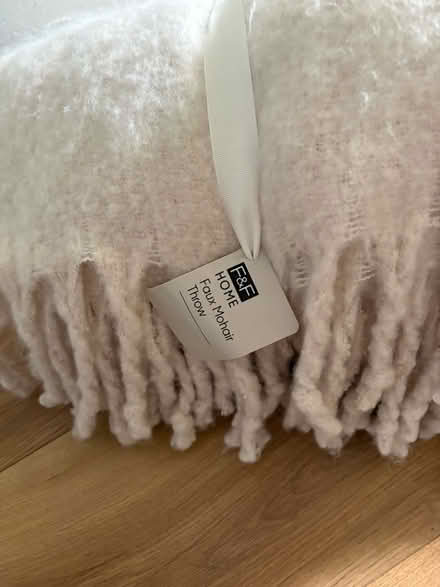 Photo of free Cream faux mohair throw (Morrell Avenue OX4) #3