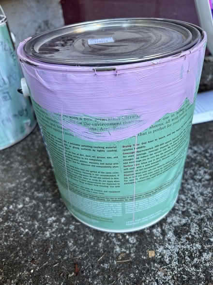 Photo of free Two half full gallons of paint (Shoreline) #3