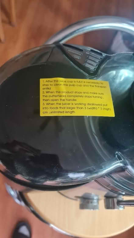 Photo of free Juicer (West Heath GU14) #3