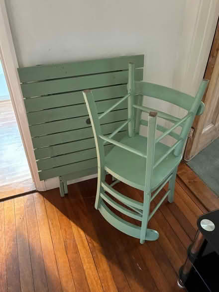 Photo of free Table and two chairs (Rowlands Castle PO9) #2