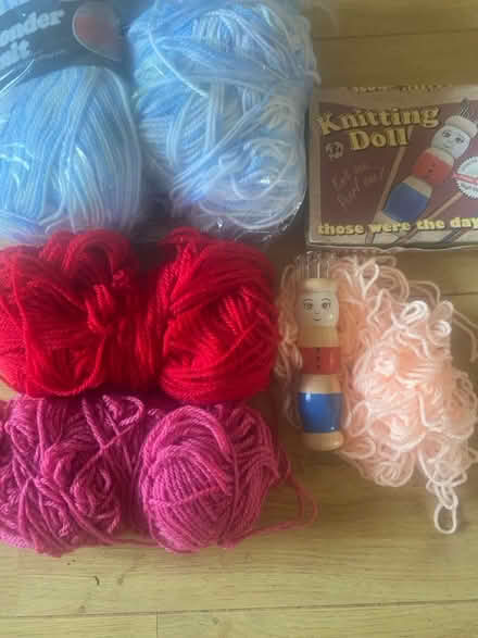 Photo of free Wool and knitting doll (Nassington PE8) #1