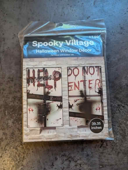 Photo of free Halloween window curtain (Bitter Lake) #1