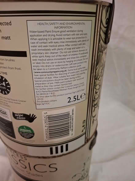 Photo of free Emulsion paint. Dulux Timeless "Dusted Cappuccino". (Penrith CA11) #3