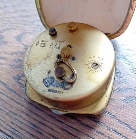 Photo of free Smiths Timecal Vintage Retro Analog Travel Alarm Clock Brown (Kingston Hill ST16) #3