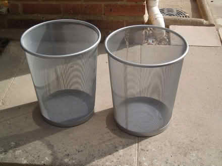 Photo of free 2 Metal Wire Mesh Household Bins (Yateley GU46) #1