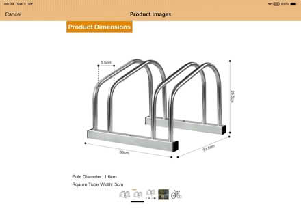 Photo of free Bike rack for 2 bikes (GL3 Churchdown) #1