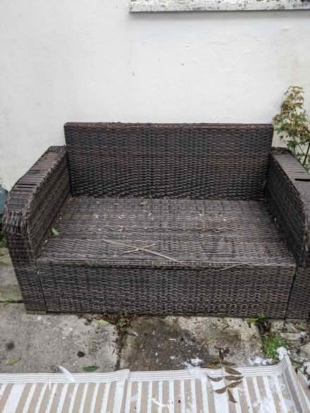 Photo of free Garden sofa (Tamerton Foliot, Plymouth) #1