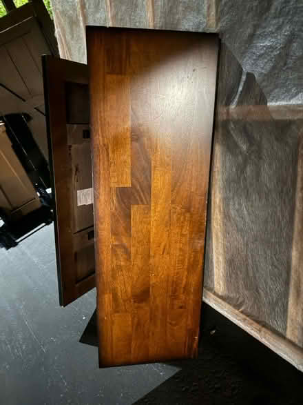 Photo of free Wooden dining table, disassembled (Valencia Avenue, Sunnyvale) #4