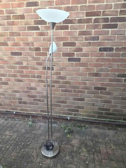 Photo of free Standing lamp with a broken shade (Bletchley) #1