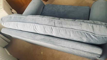 Photo of free Blue small sofa/ love seat (Witham CM8) #2